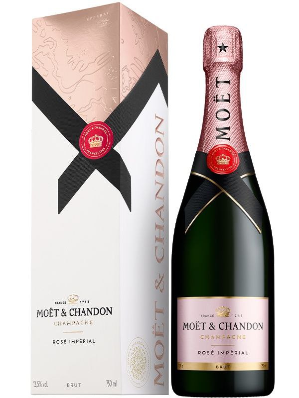 Шампанське Moet & Chandon Rose Imperial сухе рожеве 12% 0.75 л gift box